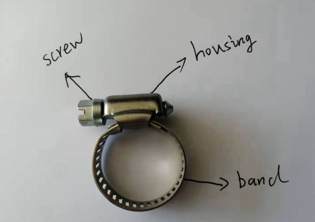 parts of hose clamp